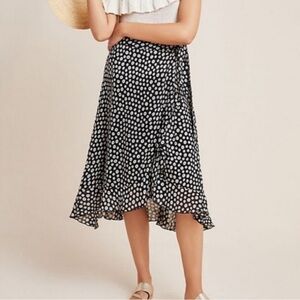 Maeve by Anthropologie Sybil Wrap Skirt Size M
